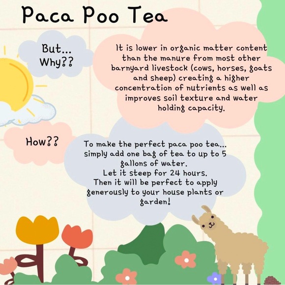 Alpaca Compost Tea, Soil Amendment, Plant food for indoor house plants - Picture 2 of 9